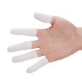 thumbnail image 2 of WALFRONT 300Pcs  Disposable Latex Finger Cots Fingertips Protective Finger Gloves Ultra-thin Safety Durable Elastic Natural Latex Tissue Finger Cot for Tattoo, Manicure, Painting & Jewelry Cleaning, 2 of 10