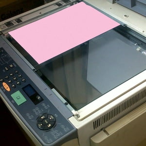 OUNONA 100Pcs Card Stock Printer Paper A4 Colored Copy Paper Pink Practical Use for Crafting