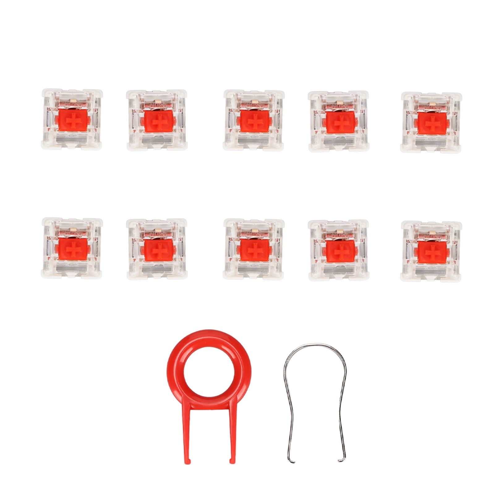 Mechanical Switches, Red Switch Easy Installation Mechanical Keyboard Switch  For Computer For DIY For Keyboard
