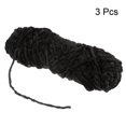 thumbnail image 3 of Unique Bargains Fil Chenille en Velours de Polyester Noir, 3 Écheveaux, 3 of 7