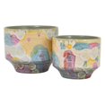 thumbnail image 1 of Plutus Brands Planteur en Porcelaine PBTH93343&44; Multi Couleur - Lot de 2, 1 of 1
