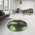 thumbnail image 4 of Ahgly Company Machine Washable Indoor Rectangle Transitional Green Area Rugs, 5' x 8', 4 of 7