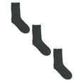 thumbnail image 1 of Jefferies Socks Kids' Cotton Ribbed Uniform School Crew Socks (Pack of 3), 1 of 2
