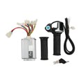 thumbnail image 3 of Throttle Grip With Lock, Motor Brush Speed Controller Heat Sinking 1000W Clear  For Mini Bike Replacement For East China Big Surfing For Pocket Bikes, 3 of 8