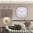thumbnail image 1 of YAOMOBB Lightweight Wall Clock Silent Wall Clock Square Quartz Movement Decorative Clock for Home or Office, 1 of 7