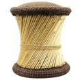 thumbnail image 3 of Natural Geo Tabouret d'Appoint en Murène (Ensemble de 2) - Jute Brun Foncé, 3 of 8