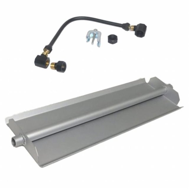 Tretco OB5-BK2-18-NG 18 in. Powder Coated Linear Burner Pan Kit, Natural Gas