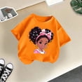thumbnail image 5 of PMVFHDE Hauts pour Filles Hauts pour Fille Hauts pour Fille T-Shirts Tendance pour Fille T-Shirts Graphiques pour Filles T-Shirts Graphiques pour Enfant T-Shirt Graphique pour Filles Col Rond Manches Courtes T-Shirt Orange, 11-12 Ans, 5 of 5