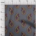 thumbnail image 1 of oneOone Cotton Silk Fabric Paisley Block Print Fabric BTY 42 Inch Wide, 1 of 4