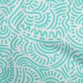 thumbnail image 1 of oneOone Georgette Viscose Turquoise Green Fabric Japanese Sewing Craft Projects Fabric Prints By Yard 42 Inch Wide, 1 of 4