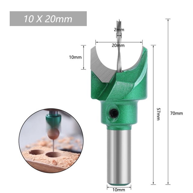 6-30mm Buddha Beads Ball Milling Cutter 10mm Shank Router Bit Woodworking Tools