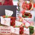 thumbnail image 5 of Fridja Christmas Home Decor Christmas Decoration Tissue Paper Cover Festive Atmospheres Layout Tissue Paper Storage Cover Red Green Plushes Material, 5 of 5