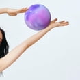 thumbnail image 3 of Siruishop Rhythmic Gymnastic Ball 7.09inch Inflatable Sturdy Exercise Ball Portable for Training Performance Practice Competition Dance Pink Purple, 3 of 6