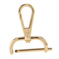 thumbnail image 2 of Clips Detachable Swivel Snap Hooks Swivel Lobster Clasps for DIY Jewelry 31mm Gold, 2 of 9