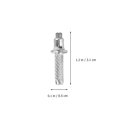 thumbnail image 2 of 12pcs Alpenstock Pointe Tige Bâton Marche Pole Conseils Accessoire pour la Randonnée Trekking, 2 of 9