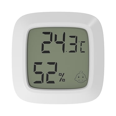 TFixol Hygromètre Thermomètre Intérieur Précis Mini Moniteur d'Humidité Bureau Mural Magnétique Installation Facile Électronique Température Humidity Meters pour Maison Serre Cellier Bureau