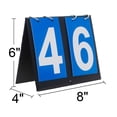 thumbnail image 2 of GOGO 2 Sets Portable Tabletop Sports Scoreboards Scorekeeper 00-99-Black Number + Blue Card, 2 of 4