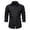 Black, variant on AherBiu Men's Long Sleeve Denim Shirts Button down Lapel Slim Fitted Jean Shirt Casual Retro Motorcycle Work Shirts