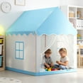 thumbnail image 2 of Gaming Tent Foldable Indoor Outdoor Storage Castle Toy House for Play Relax Read Yellow, 2 of 7