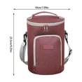 thumbnail image 1 of Sac à Lunch Bento Rond Portable, Sac à Lunch pour Étudiant, Sac Isolé, Sac à Glace pour Pique-Nique, Seau Isolé, Sac de Rangement Sac à Lunch Isolé, 1 of 5