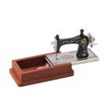 thumbnail image 3 of Machine à Coudre Maison de Poupée, Machine à Coudre Miniature Maison de Poupée de Fabrication Fine Réaliste pour la Décoration Brun Foncé, 3 of 8
