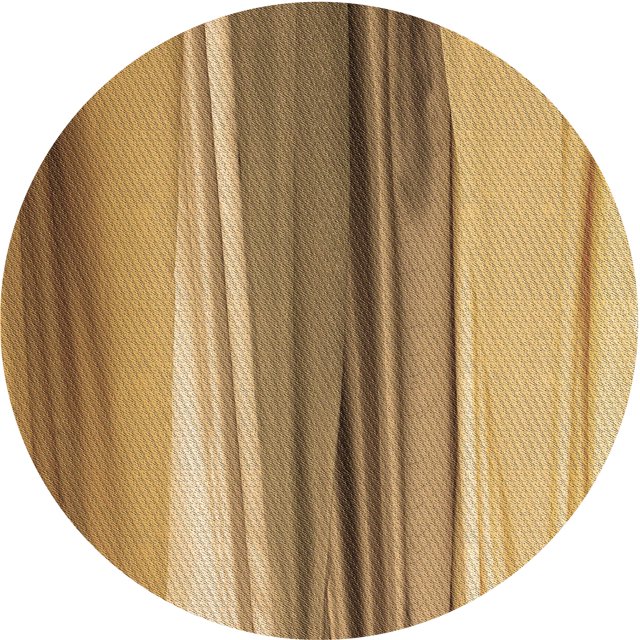 Ahgly Company Tapis d'Intérieur Rond Lavable en Machine Orange Transitionnel, 4 Pieds Rond