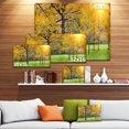 thumbnail image 3 of Sunny Park with Oak Panorama - Large Landscape Canvas Art, 3 of 4