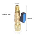 thumbnail image 3 of LHCER Outils de Climatisation, Valve de Chargement de Climatisation, Valve de Réfrigérateur Adaptateur de Tuyau de Chargement de Climatisation Valve à Bille pour R22 R410A, 3 of 8