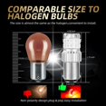 thumbnail image 3 of DYNWAVECA Ampoules Stroboscopiques Clignotantes pour Queue de Voiture pour Lampe Halogène, Applications Larges, Structure Étanche IP68 - Red BAY15D, 3 of 10