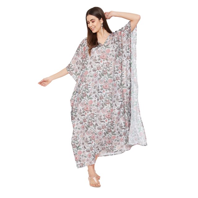 Oussum Caftan pour Femmes Robe Été Ample Décontractée Grande Taille Robe de Soirée Imprimée Caftan Long pour Dames Robes Élégantes en Ligne