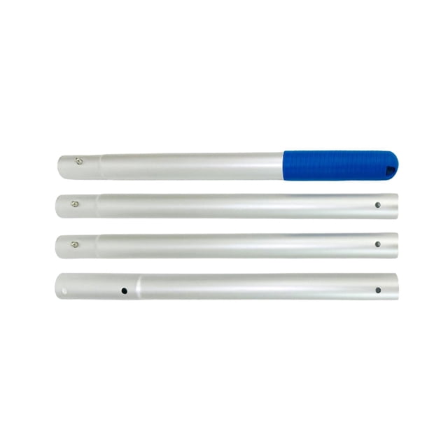 GROWTH TANK Perche Télescopique en Aluminium Robuste Générique pour Filet de Piscine Extension Perche 4 Sections 140cm