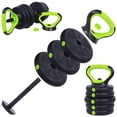 thumbnail image 4 of Ensemble de poids multi-usage 50&nbsp;lb GoZone – Vert/noir, 4 of 9