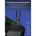 thumbnail image 4 of Mise à Niveau Sans Effort, Adaptateur USB WiFi AC1300Mbps, Adaptateur Réseau Double Bande 5G/2.4G avec Antennes Réglables pour Design Flexible, Compatible avec Systèmes Windows 11/10/8/7/Vista/XP, 4 of 5