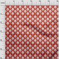 thumbnail image 3 of oneOone Velvet Red Fabric Asian Block Craft Projects Decor Fabric Printed By The Yard 58 Inch Wide, 3 of 5