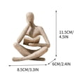 thumbnail image 2 of Meitianfacai Statue de Lecture Abstraite Étagère Décorative Ornement de Bureau, 2 of 2