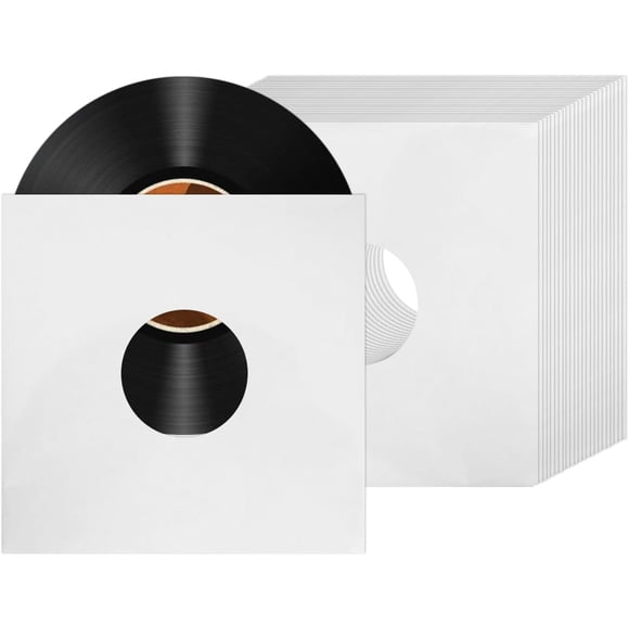 20PCS 10inch Vinyl Record Inner Sleeves, Acid Free Archival Album Sleeves for 10 inch Collection Storage
