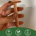 thumbnail image 4 of XYCCA Jodial Razor - Safety Edge Razor for Women and Men, with 5 Platinum Coated Double Edge Safety Razor Blades, Reusable Metal Razors for a Smooth Shave-0721, 4 of 4