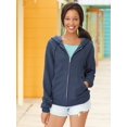 thumbnail image 4 of Jerzees Adult NuBlend Full Zip Hooded Sweatshirt, 2X, Oxford, 4 of 5