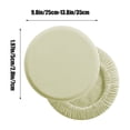 thumbnail image 3 of Czzoypi Round Bar Stool Seat CoversStretch Round Bar Stool Covers Washable Bar Stool Seat Covers (Yellow), 3 of 6