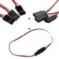 thumbnail image 3 of Wweixi Universal Model Extension Cord Wire Connectors - Premium ABS Servo Extension Cable Extension 150MM 1Set, 3 of 6