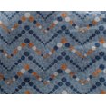 thumbnail image 4 of oneOone Georgette Viscose Dusty Blue Fabric Chevron Geometric Craft Projects Decor Fabric Printed By The Yard 42 Inch Wide, 4 of 4