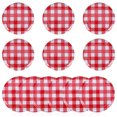 thumbnail image 1 of KAKOWELY 12 Pcs Mason Jar Lids Wide Mouth Canning Lids Canning Lids Mason Jar Drinking Lids Mason Jar Seals,2.76"X2.76"X0.47", 1 of 4