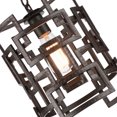 thumbnail image 4 of CWI Lighting 1 Light Down Chandelier with Brown finish, 4 of 6