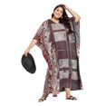 thumbnail image 4 of Caftans Longs pour Femmes Grande Taille Robe Caftan Robe de Soirée Fête Été Plage Robe d'Été Manches Kimono Longues Robes Décontractées en Ligne, 4 of 7
