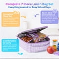 thumbnail image 4 of Jetstream Ensemble 7 Pièces Sac à Lunch Isotherme pour Enfants, Boîte à Lunch, 4 of 8