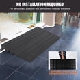 thumbnail image 4 of Heavy Duty Rubber Threshold Ramp – 4" Rise, Non-Slip, 2500 lbs Capacity, 3-Channel Cord Cover, Portable Curb Ramp for Wheelchairs, Doorways, Stairs, Home, Pets, 4 of 8