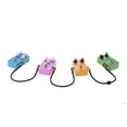thumbnail image 3 of ammoon 3-Pack 1ft Right Angle Guitar Patch Cables - 1/4 Inch Silver Plugs, 30cm Length, Black PVC Jacket with OFC Core & Copper Spiral Shielding for Low Capacitance Signal Transparency and Noise, 3 of 7