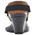 thumbnail image 1 of WHITE MOUNTAIN Sandale Compensée pour Femme, Noir/verni/lisse, 6 m, 1 of 6