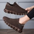 thumbnail image 1 of Womens All-Season Geometric Pattern Road Running Shoes - Lightweight, Breathable, Motion-Control Stability Sneakers for Comfortable Outdoor Travel Walking and Sports, 1 of 5