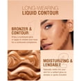 thumbnail image 4 of Bronzer Contour Liquid, Shading Highly Pigmented Makeup Liquid Face Bronzer Long Lasting Cushion Applicator  for Facial, 4 of 7